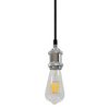 Lampa oprawa wisząca Chrom Zwis E27