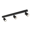 Tk Lighting NEX BLACK lampa sufitowa 3XGU10 