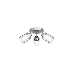 Nowodvorski Lampa sufitowa szkło chrom VISTA