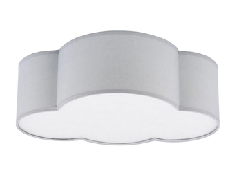 Lampa sufitowa dziecięca Plafon chmura 2 x E27 szara MINI