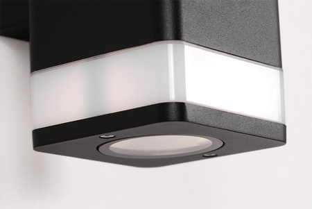 Podwójny kinkiet elewacyjny, z trzonkiem GU10 K-8207 z serii TAMIZA