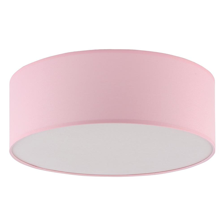 Lampa sufitowa 4 x E27  Plafon różówy okrągły