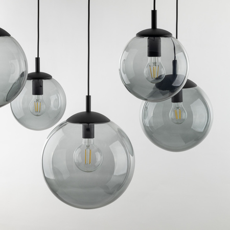 Lampa wisząca ESME Graphite 5xE27 pająk
