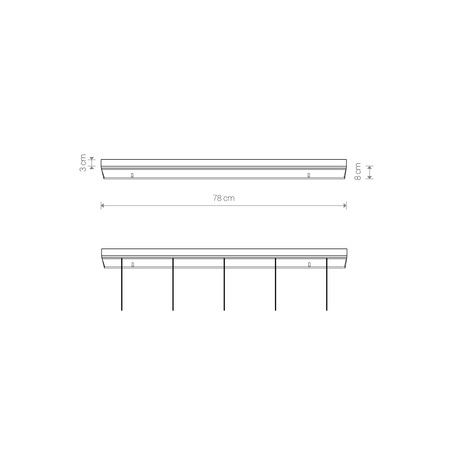 Nowodvorski Puszka czarna CAMELEON CANOPY B 780