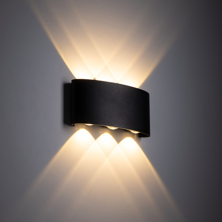 ARROW BLACK  KINKIET LED IP 54