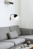 Kinkiet czarny lampa ścienna 40W E27 regulowany Rupi Candellux 21-76687