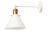 Kinkiet regulowany metalowy Edison WHITE
