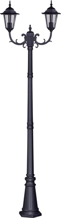 Lampa ogrodowa stojąca K-7064A2/2 CZARNY z serii STANDARD