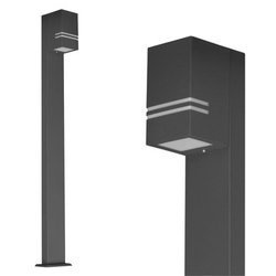 Słupek ogrodowy stojący 1 x GU10 szary 100cm zewnętrzny