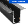 Szyna Magnetyczna LL-20A Podtynkowa 3 - Fazowa 1,5m czarna
