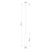 KINKIET WOODY BLACK 1xE27