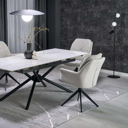Tk Lighting SLATE BLACK GLASS lampa wisząca 1xE27