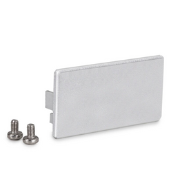 Zaślepka końcowa do profilu LIPOD-50 srebrna KLUŚ