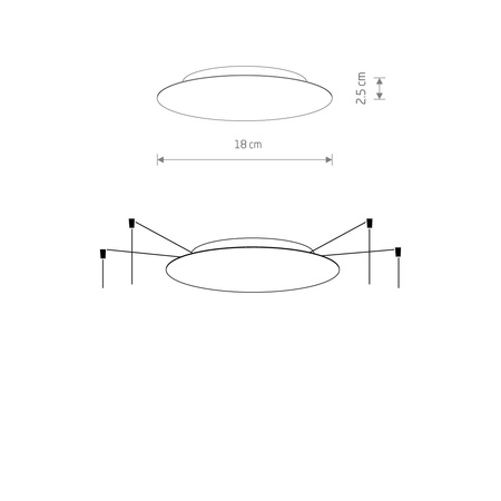 Nowodvorski Puszka czarna CAMELEON CANOPY A MINI