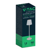 Lampka Biurkowa Nocna V-TAC 4W LED 37cm Ładowanie USB Ściemnianie Biała VT-1028 3000K-6000K 150lm