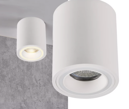 Oprawa natynkowa FALCO okrągła biała GU10