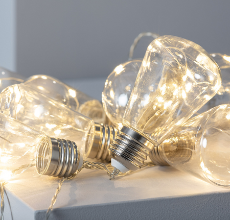 Girlanda świąteczna LED Żarówki Edison 2m na baterie