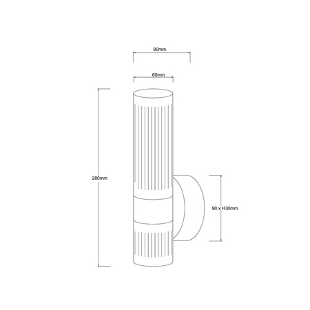 Kinkiet nowoczesny hotelowy Ambiente chrom LED 18W CCT