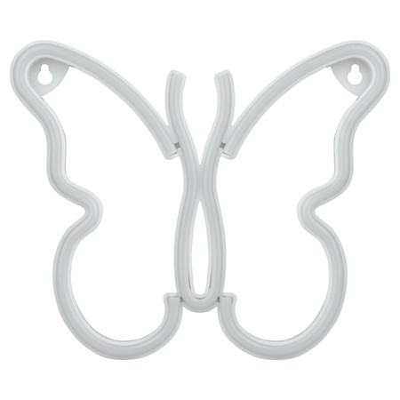 Dekoracja świetlna Neon LED "motyl", 22,5 x 19,5 cm