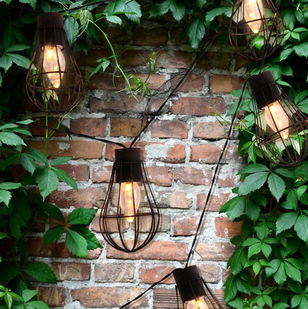 Solarna girlanda ogrodowa 3,8m ciepła Loft