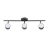 Lampa ścienno-sufitowa ruchoma LED KUBIK 3 Czarna 3000K