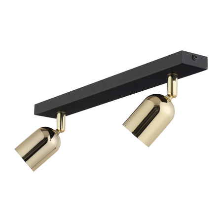 Lampa sufitowa TOP Black Gold 2xGU10