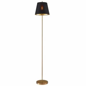 Lampa podłogowa ELENA Czarno-Złota 1xE27