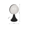 Lampa ogrodowa stojąca CIRCULO 1xE27