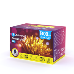 Lampki choinkowe 300 LED barwa ciepła 2700K IP44 30m