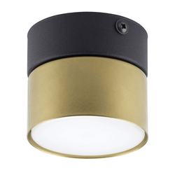 SPACE BLACK/GOLD LAMPA SUFITOWA 1 PŁ