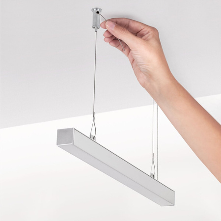 Kluś Zestaw mocowań RG-1, srebrny, mosiądz