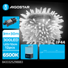 Lampki choinkowe 300 LED barwa zimna 6500K IP44 30m