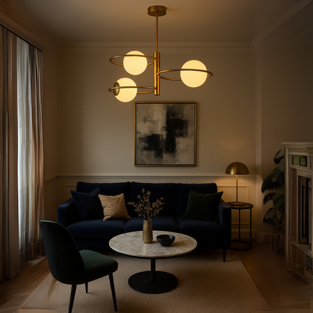 Light prestige Dorado 3 ring sufitowa złota LP-002/3C ring