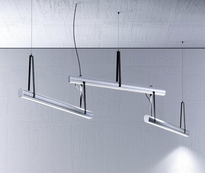 Kluś Lampa wisząca LED Tulip TU ADD ZW L=1131mm, mikropryzma liniowa, 76W, 4000K, DALI, INDUSTRIAL