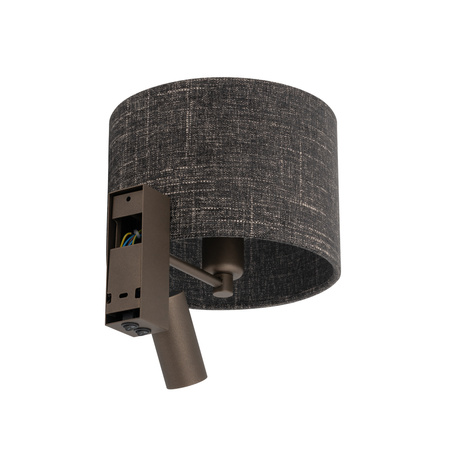 Kinkiet regulowany czarny melanż AMARELA A Nowodvorski 11661