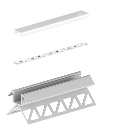 LED P17-3 Profil perforowany 1000 mm anod (nr kat 8617301)