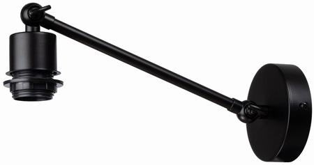 Kinkiet regulowany metalowy czarny E27