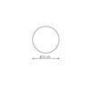 Platillo kinkiet 21 cm czarny LED CCT
