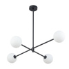 Lampa sufitowa SARIUS Black 4xG9 wysoka