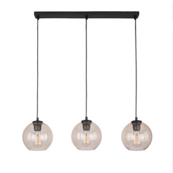 Lampa wisząca CUBUS BURSZTYN 3xE27 listwa