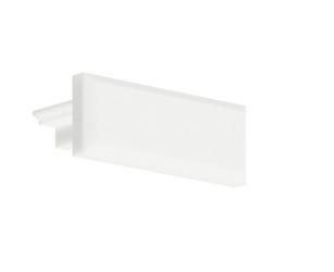 Zaślepka końcowa MICRO-PLUS biała KLUŚ