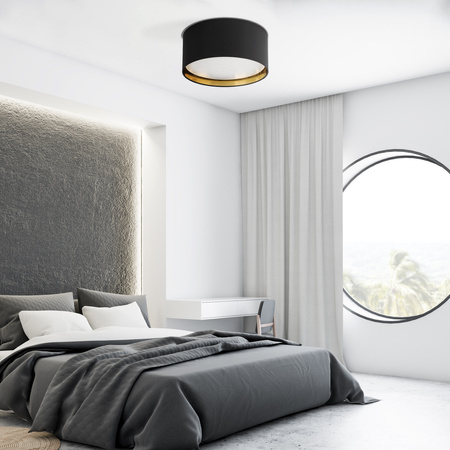Lampa sufitowa BILBAO Black/Gold 4xE27 450