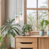 Szklana lampa wisząca MOLLY PINK 1xE14