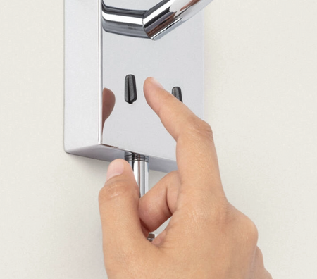 Kinkiet Ścienny z Oświetleniem do Czytania 2,5W Metalowy Silver-Teylo Conne czarny