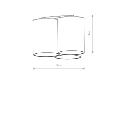 Nowodvorski Lampa punktowa natynkowa potrójna biała EYE TONE 