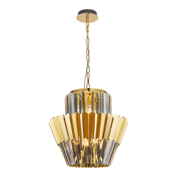 Żyrandol Lampa wisząca DONNA GOLD 9xE14