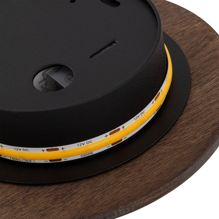 Kinkiet drewniany RING TIMBER LED S 7W 3000K 9cm