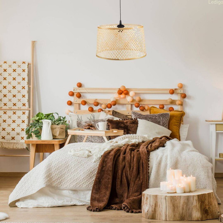 Klosz BOHO bambusowy walec 35cm TH2B
