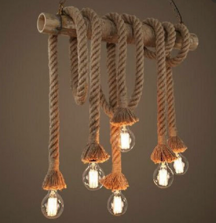 Lina jutowa naturalna 3x1,5 przewód w oplocie 1m