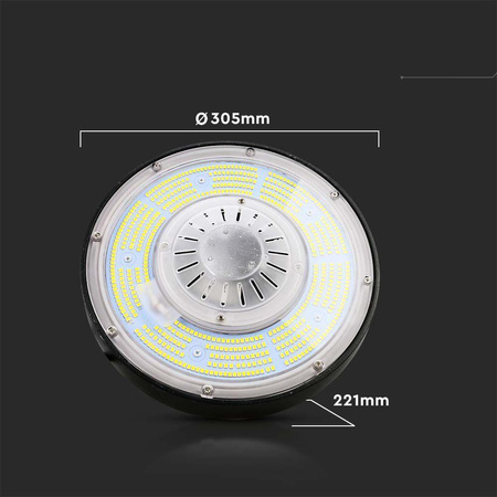 Oprawa LED High Bay V-TAC MEANWELL DRIVER 200W 185Lm/W VT-9219 6500K 37000lm 5 Lat Gwarancji